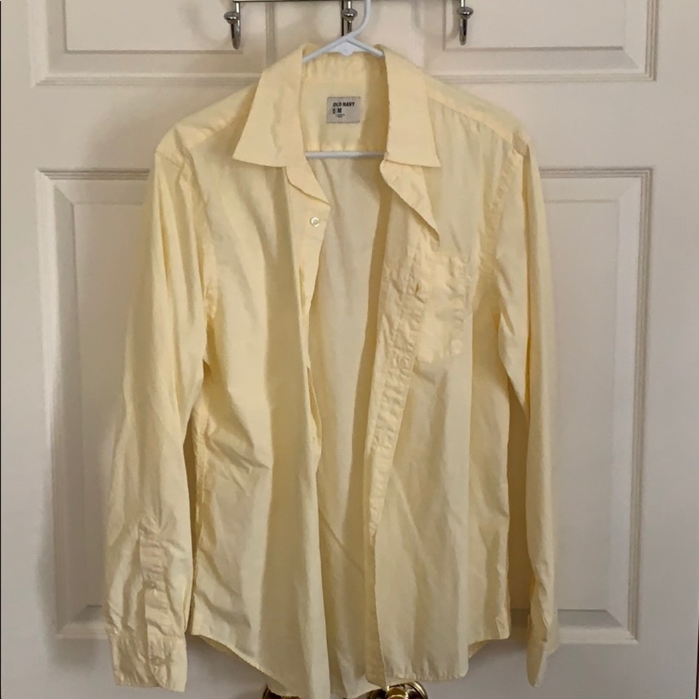 Old Navy yellow button up